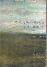 Writing about the Arts and Humanities Paperback David B. Paxman Dianna M. Black 