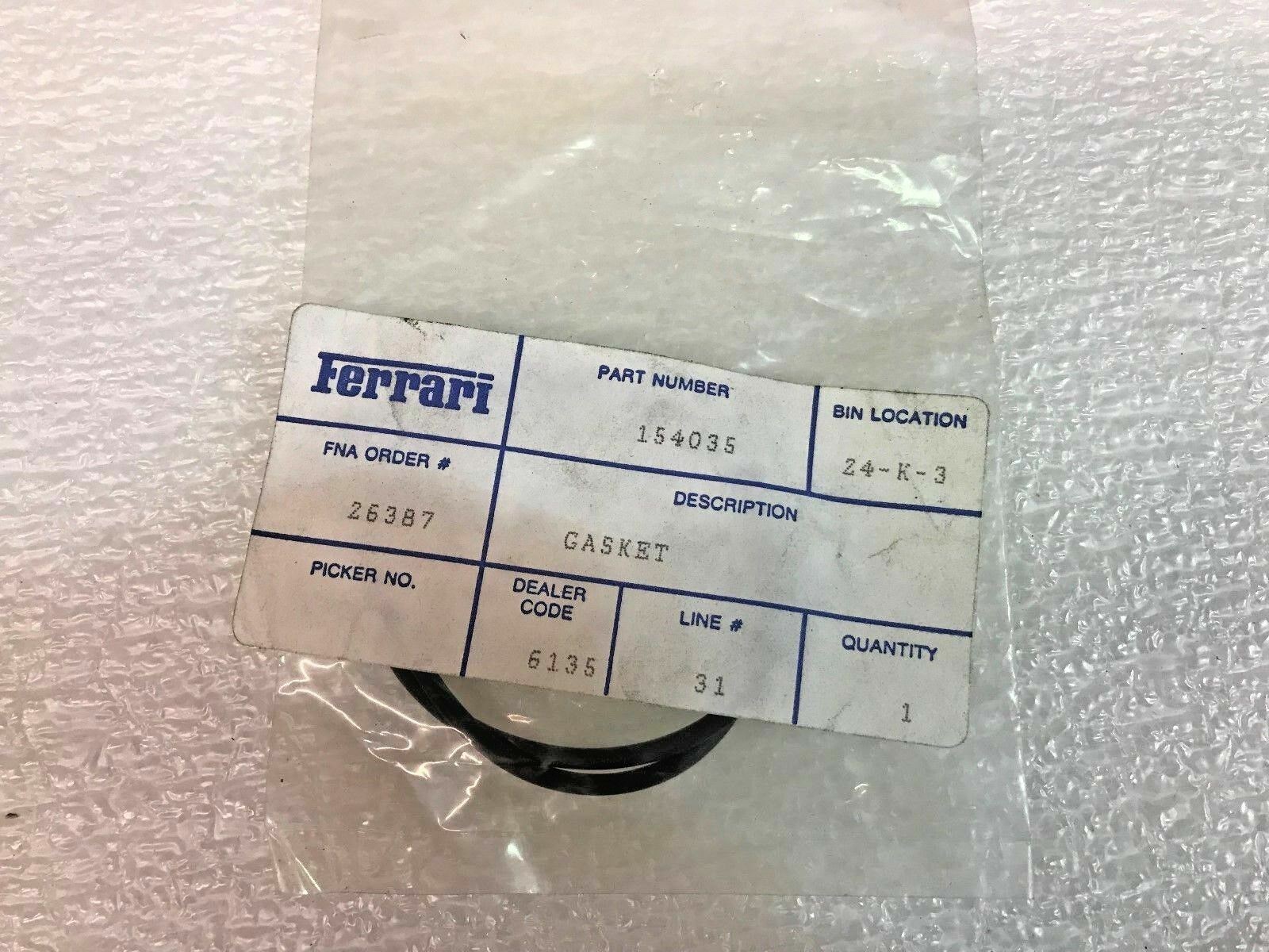 FERRARI F50 PASSENGER RIGHT SIDE CRANKCASE GASKET OEM NEW 154035
