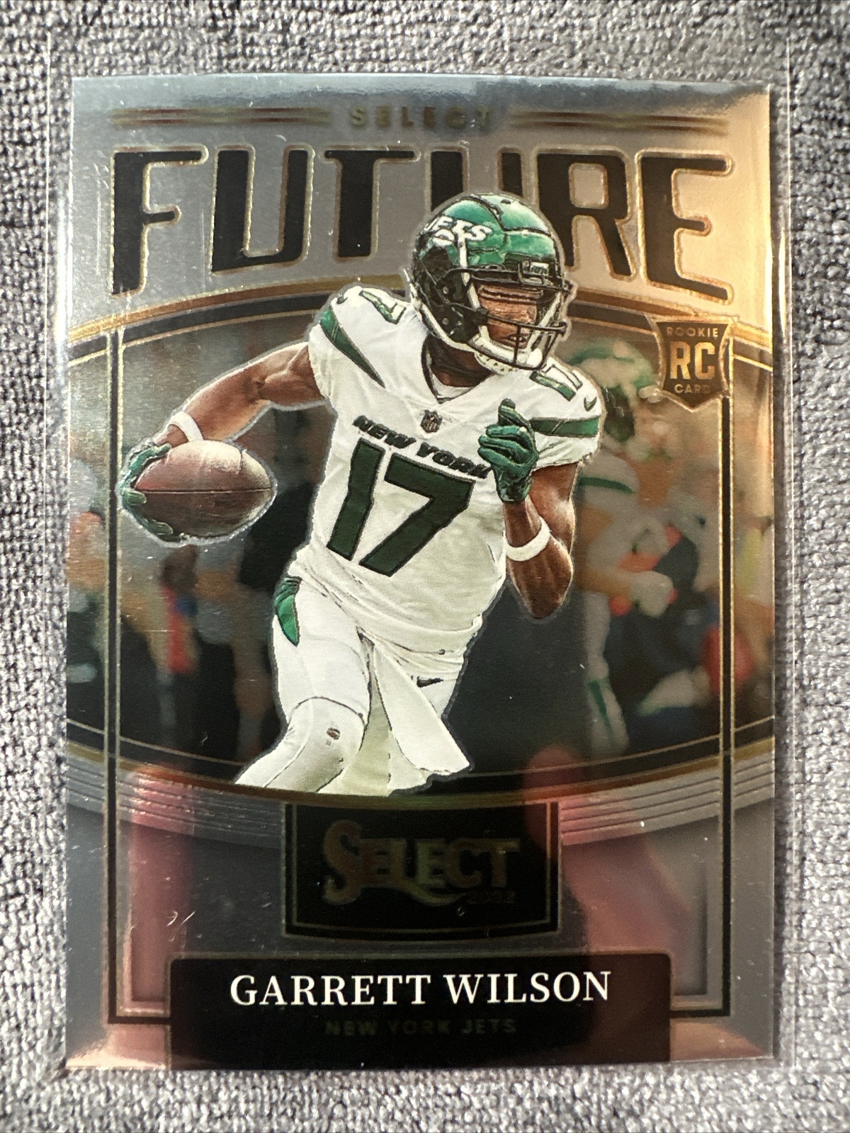2022 Panini Select Garrett Wilson Rookie Card Select Future Insert  #SF-5 Jets