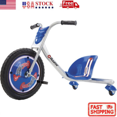 3 Wheeled Drifting Ride On Tricycle w/ Rear Casters Ages 5 & Up Unisex Durable