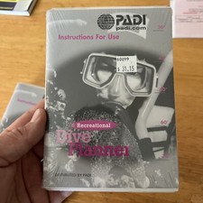 PADI Vintage Plastic Recreational Dive Planner Table Scuba 1989 Imperial