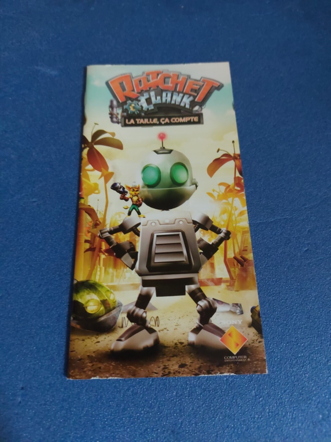 PSP Playstation portable notice manuel Ratchet And & Clank La Taille Ça Compte