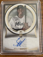 2021 Topps Definitive Black Rookie Auto /50 Jesus Sanchez
