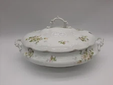 LS&S CARLSBAD AUSTRIA COVERED SERVING DISH OVAL NO Laddle 