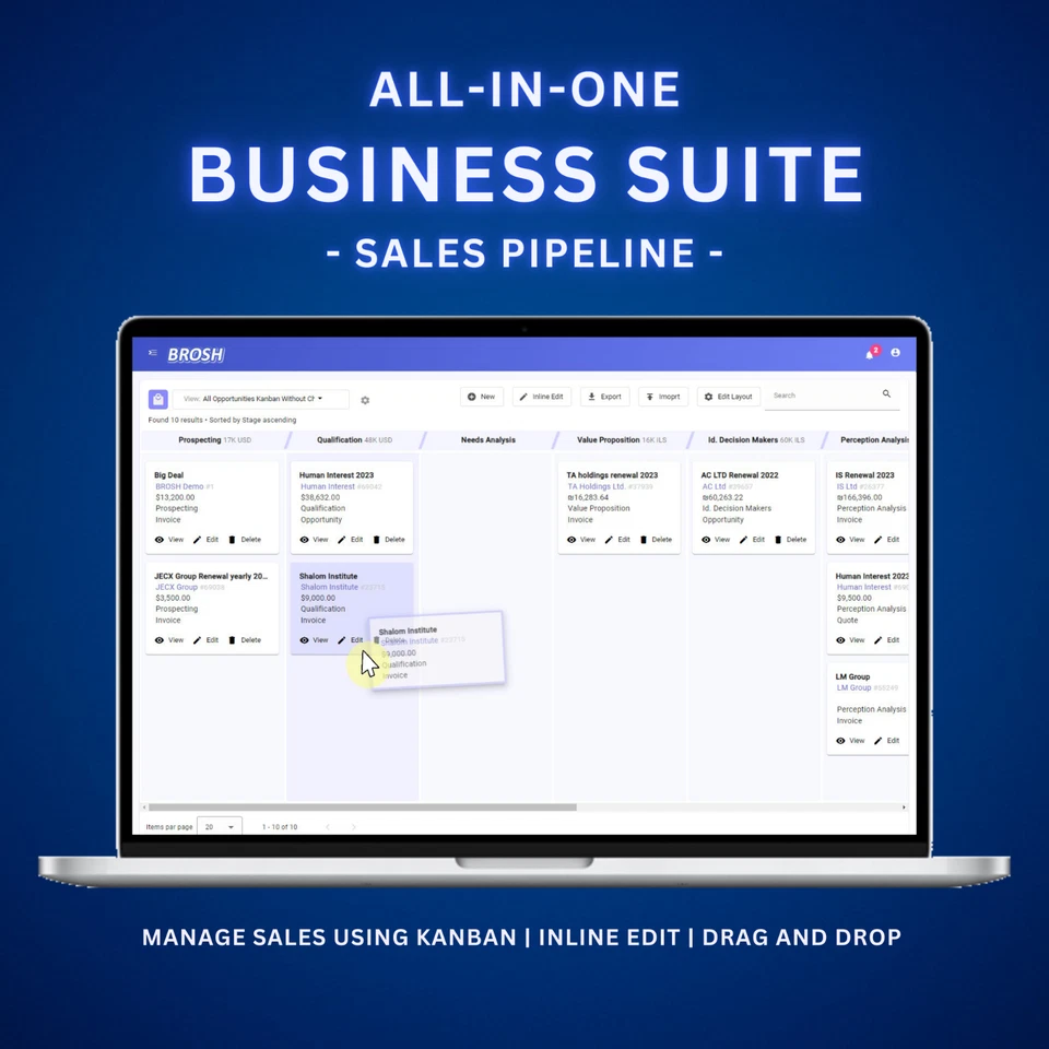 All-In-One Business Office Suite Marketing Automation Bulk Email AI 2025 - BROSH - Image 4 of 4