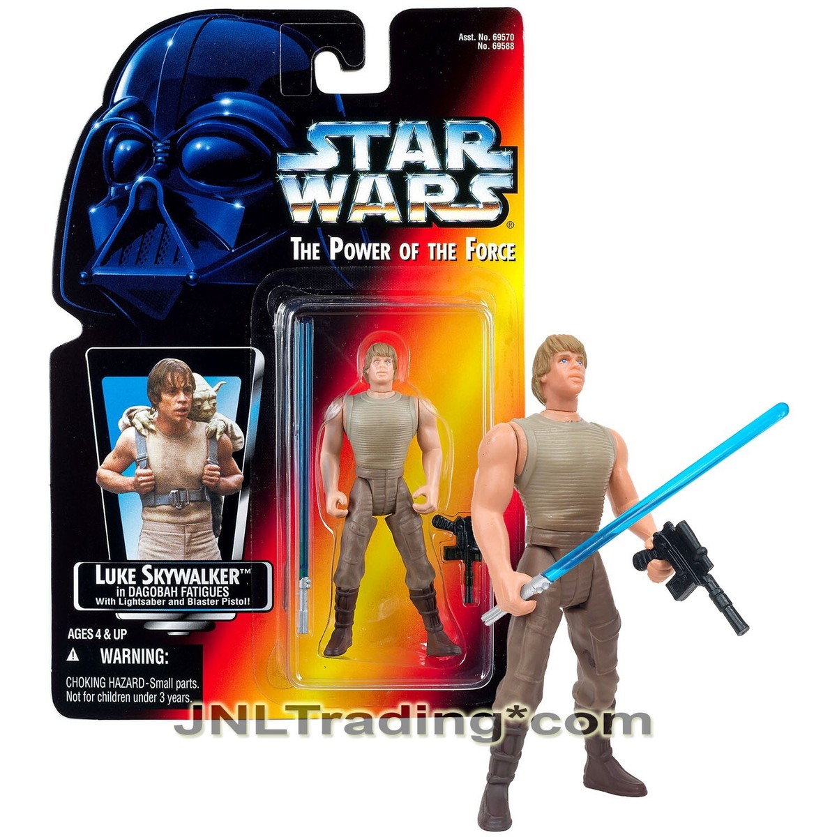 Year 1995 Star Wars The Power of the Force Figure LUKE SKYWALKER