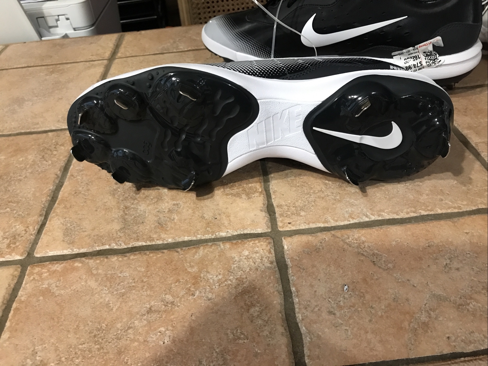 Nike React Infinity Pro Golf Shoes Cleats Black Grey CT6620-004 Sz 14