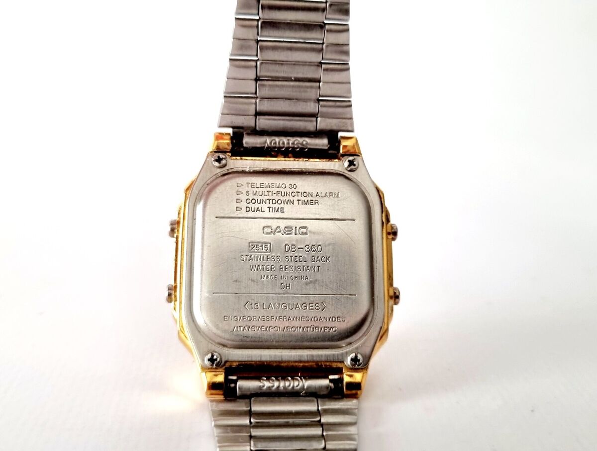 Casio DB360 2515 Watch Men Vintage Data Bank Module 2515 Casio DB360 2515 Watch Men Vintage Data Bank Module 2515
