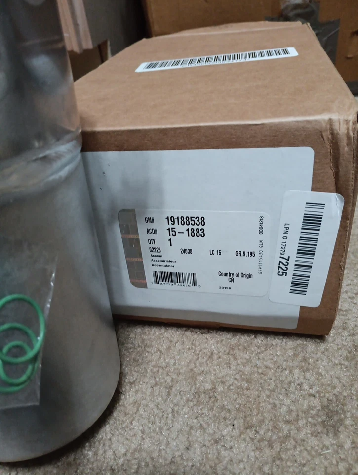 Acumulador de aire acondicionado Delco 15-1883 para camioneta Chevy Olds Express S10 SaVana Foto 2 de 4