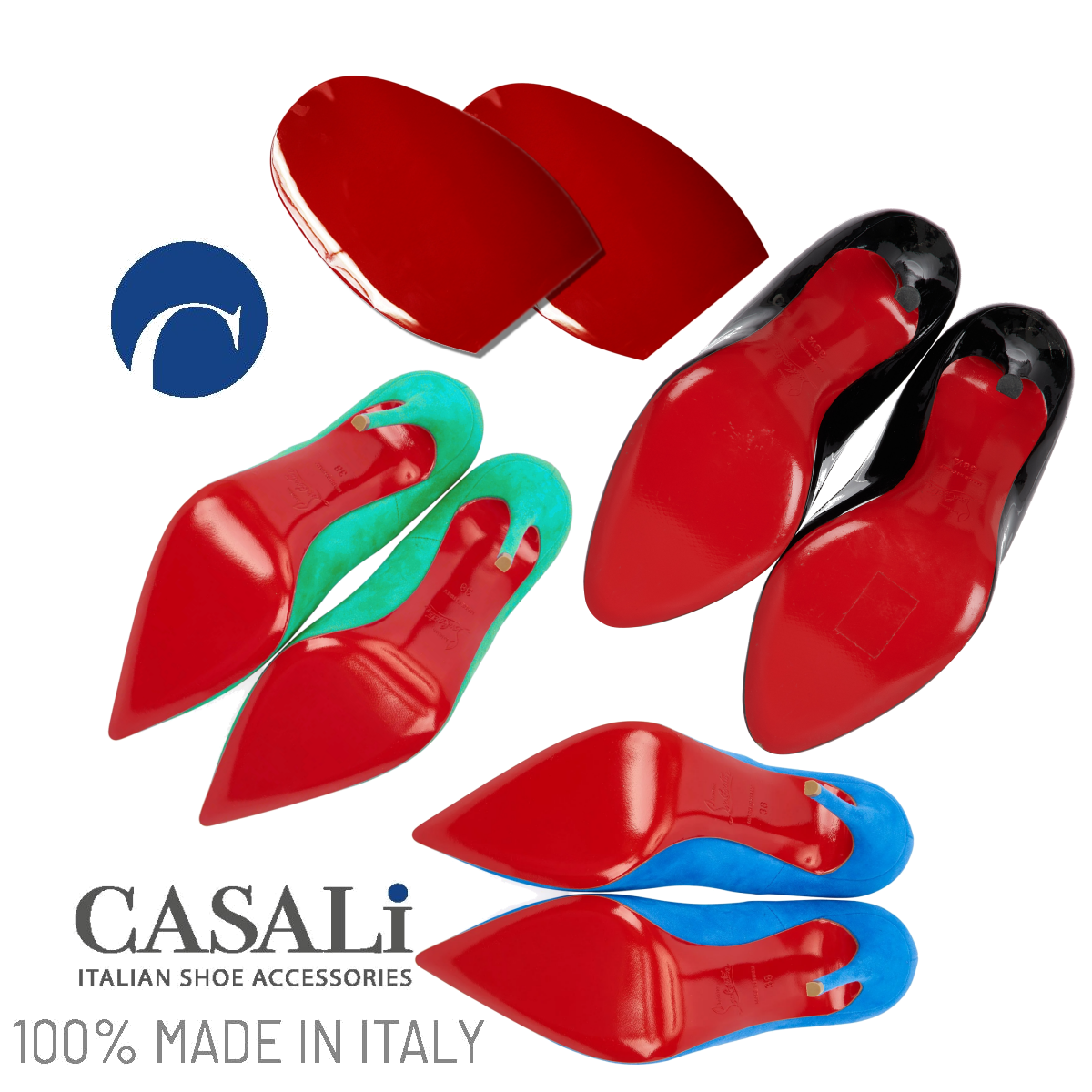 Salvasuola protettivo leggero ROSSO per @christianlouboutin