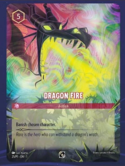 Lorcana Challenge Dragon Fire Promo 1/C1 Enchanted Atlanta Chicago