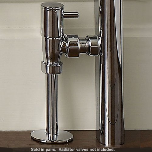 Qty 2 15mm Radiator Pipe Cover & Collar CHROME 500mm EXTRA long