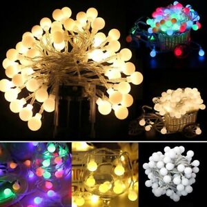 20/30/40/50/100 LED String Fairy Lights Indoor/Outdoor Xmas Christmas Party Yc