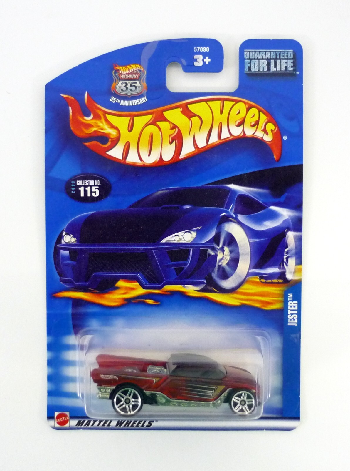 Hot Wheels Jester #115 Red Die-Cast Car 2003