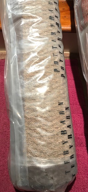 Pottery Barn Color Bound Seagrass 9x12 Rug Espresso Brown Border