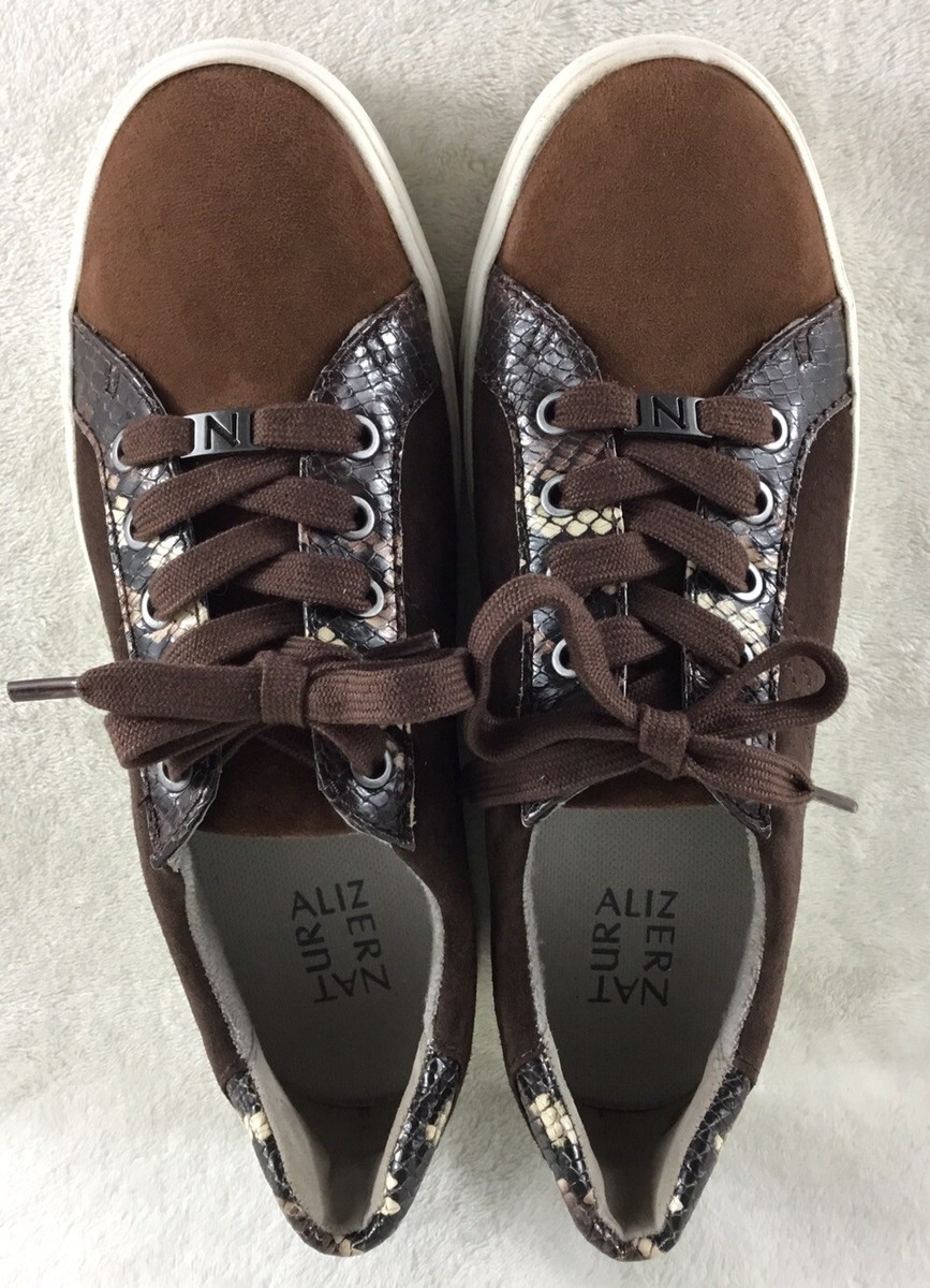 Naturalizer Astara Oxford Sneakers Women's Brown Mocha Suede