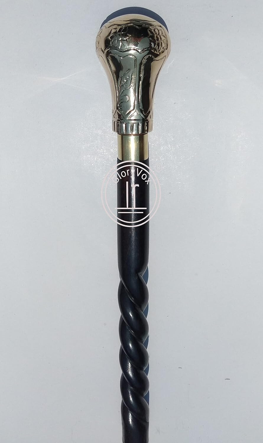 Antique Designer Bat Masterson Solid Brass Knob H… - image 3