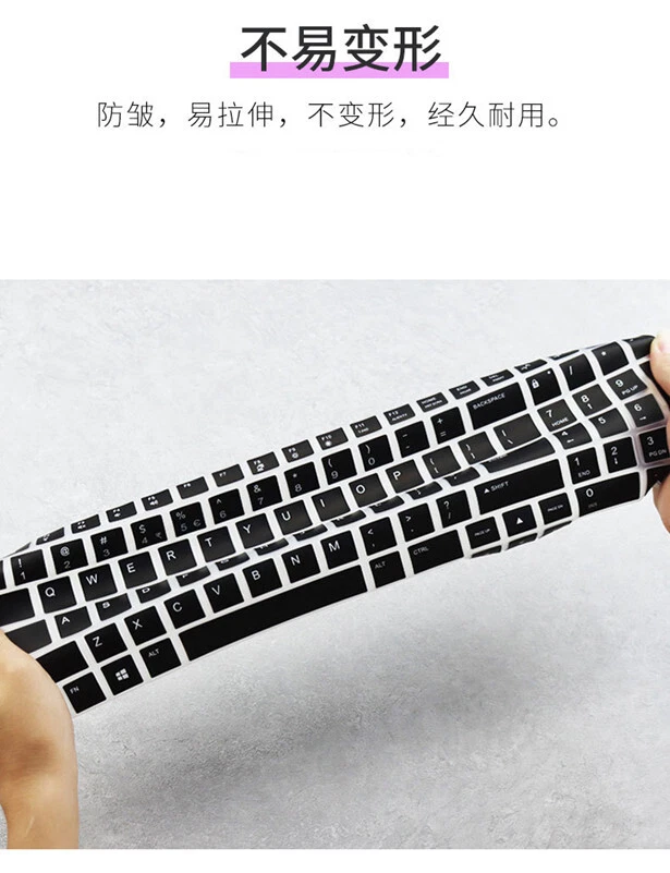 2* Keyboard Cover Skin For Dell Alienware M17 R2/R3/R4,Area 51m-R2 P46E / P38E  - Image 3 of 4