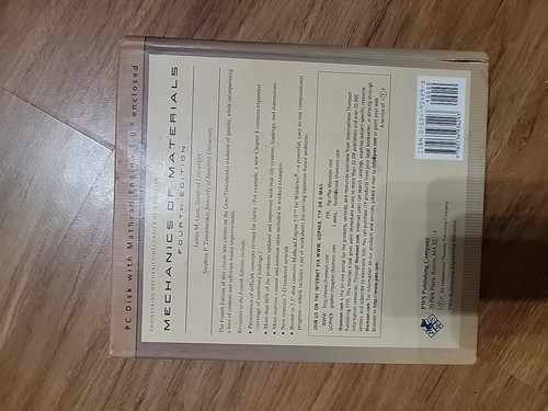 MECHANICS OF MATERIALS: 4TH (FOURTH) EDITION By Stephen M. Stephen P. Timoshenko - Picture 7 of 9