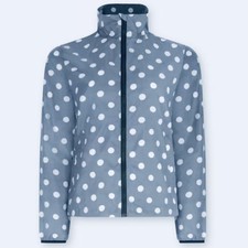 Cath Kidston Foldable Button Spot Rain Jacket In Bag Xs ~ New ~ Kitson Kidson