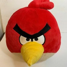 Angry Birds Plush With Sound Red Commonwealth 13" diam Stuffed Animal Toy