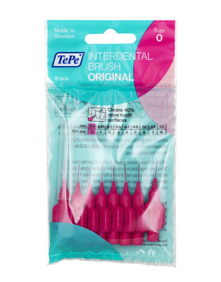 Tepe Interdental Brush ORIGINAl (size 0 / 8 pcs)  x 3 packs 