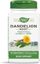 Nature's Way Dandelion Root 180 Caps EXP 01/31/2027