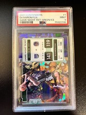 2021 Contenders De’Aaron Fox Game Night Ticket Green Ice PSA 9