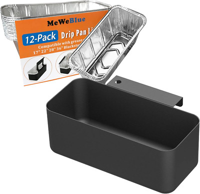 Grease Catcher for Blackstone Griddle with 12 Pack Blackstone Grease Cup Liners,