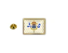 pins pin's flag national badge lapel hat button vest king french france