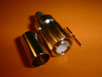 5x Amphenol Stecker 1,6/5,6 CRIMP PLUG 75 Ohm