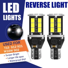 LED Reverse Backup Light Bulb 921 912 W16W T15 906 Super White CANBUS Lamps USA