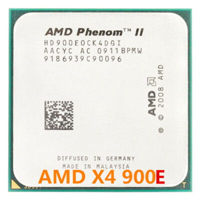 AMD Phenom II X4 900E 2.4 GHz 4-Core 6M 65W Socket AM3 CPU Processors
