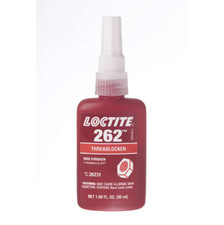 LOCTITE 262 Medium to High Strength Threadlocker, Red, 50ml Bottle, 135374, 2623