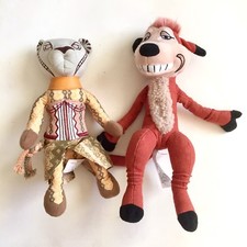 The Lion King Broadway Musical Show Timon Nala Plush Stuffed Toy Dolls Set of 2