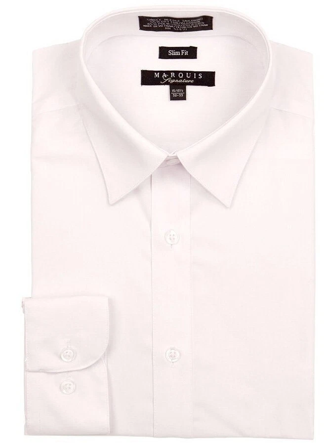 Polyester Short Sleeve White Dress Shirts for Men for sale | eBay