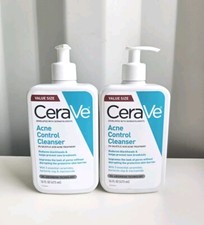 Lot of 2 -CeraVe Acne Control Cleanser 16 Fl Oz Exp 4/2026