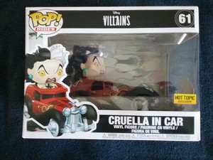 funko cruella in car