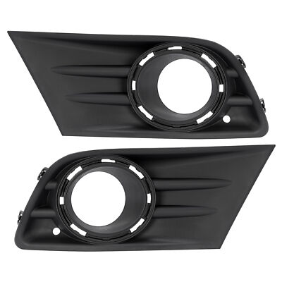 Pair Front Bumper Fog Light Lamp Cover Bezel Trim For Honda Pilot 2012-15 LH+RH