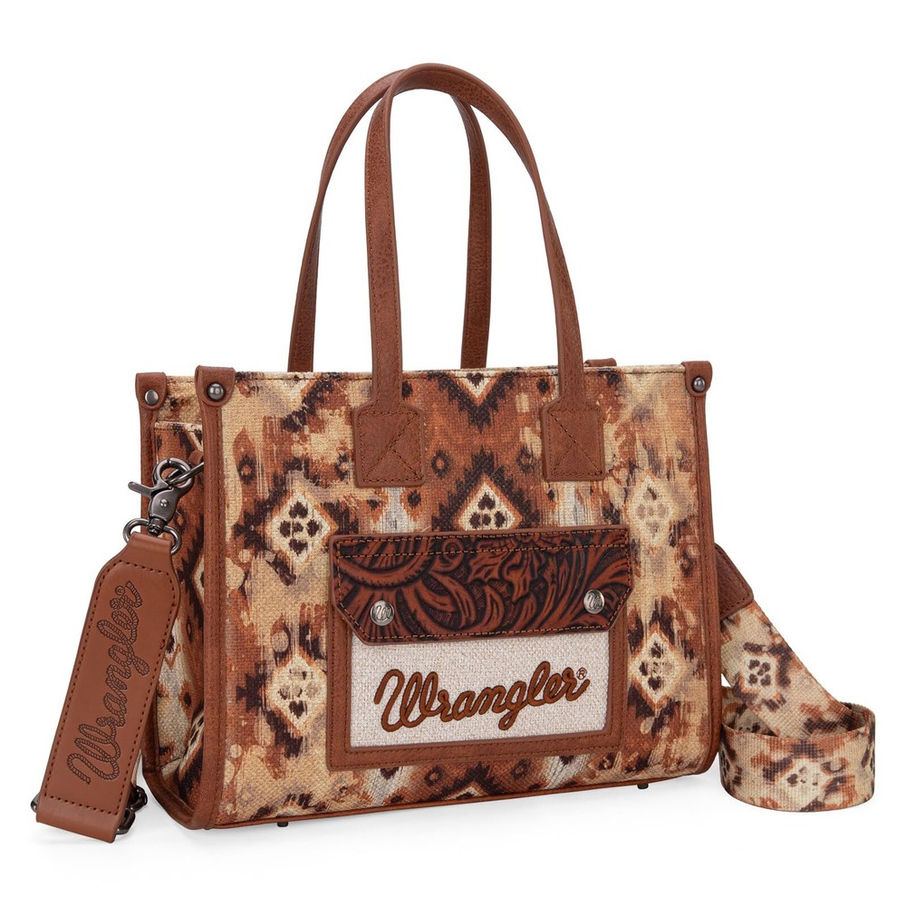 Montana West Wrangler Aztec Tote Bag for Women Western Purses and Handbags Bo...