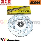 GP5 TRANSMISSION KIT DID CHAIN CROWN SPROCKET KTM 450 EXC F 4T 2013