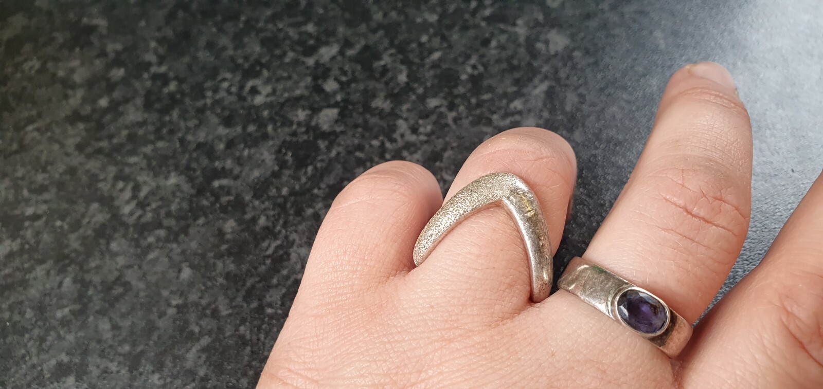 925 Solid Sterling Silver Hallmarked Ring - image 4