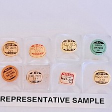 GRUEN CURVED bottom SQUARE CUT CORNER glass WATCH CRYSTALS -BB TYPE MQ