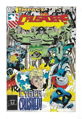 CRUSADERS #7 --- CHILDHOOD'S END! HI-GRADE! DC/Impact Comics! 1992! NM