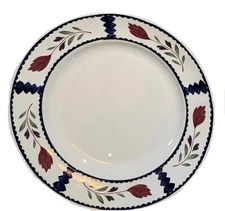 One (1) Lancaster Adams Ironstone Dinner Plate Discontinued England
