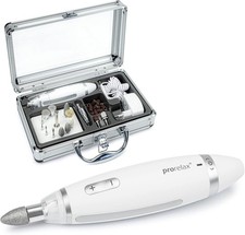 Deluxe Manicure & Pedicure Set – 15 Sapphire-Coated Attachments, LED Handpiece