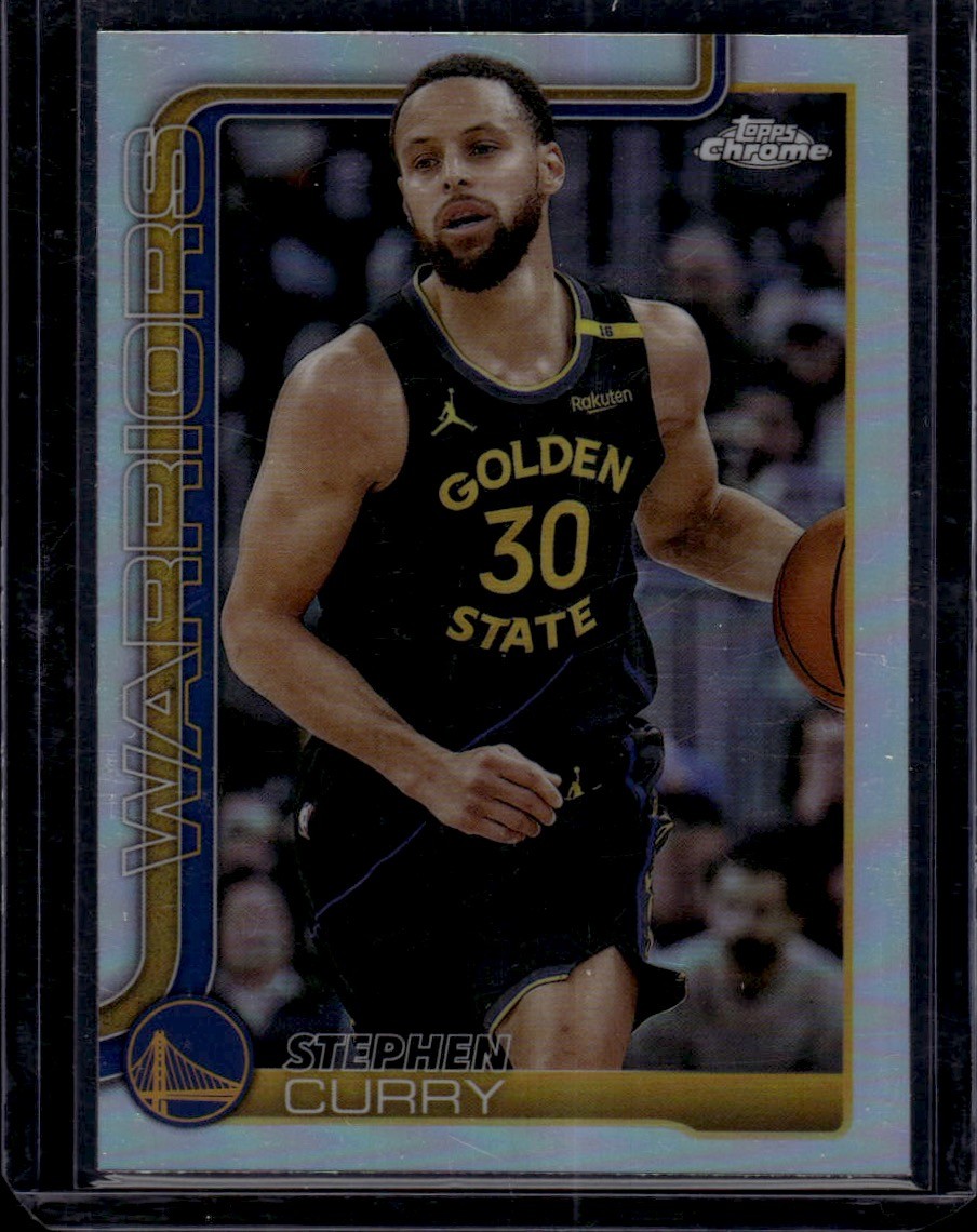 2025-26 Topps Chrome #201 Stephen Curry Refractor