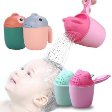 Shower Washing Head Shampoo Rinse Cup Spoons Waterfall Rinser Baby Bath Cup