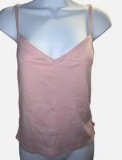 Vintage Y2K Soft Pink Victoria’s Secret Ribbed Cami Tank Top