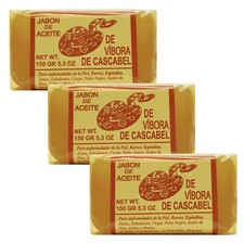3x Jabon de Aceite de Vibora de Cascabel RattleSnake Soap Treatment Skin 4.93 oz